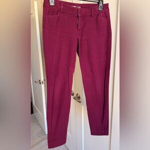 Old Navy Women's Dark Pink Skinny Pants